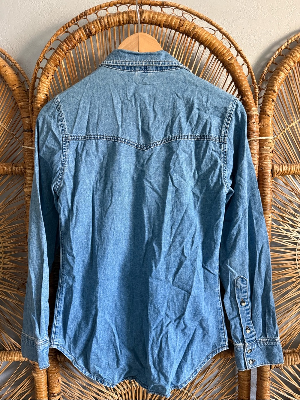 TopShop Blue Button Down - Picture 3 of 3